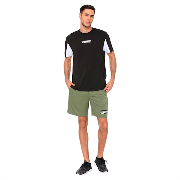 Rebel Woven 8" Men's Shorts, Olivine, extralarge-IND